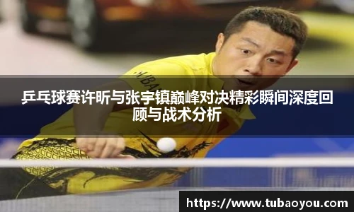 乒乓球赛许昕与张宇镇巅峰对决精彩瞬间深度回顾与战术分析